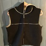 Ralph Lauren  Red Label Vintage Sherpa Black Vest, Size Large Photo 1