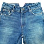 ZARA jeans Mid Rise Straight leg Medium Blue Wash 2X26 Photo 10