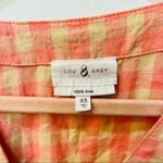 Lou & grey   pink and tan checkered buffalo gingham dress sz XS Photo 3