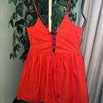 ASOS Mini Dress Front Tie with Tassel and Open Back with Elastic Waist Size 6 Photo 0