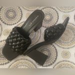 Madden Girl Golden-w Braided Block-Heel Mule Sandals, black, Size 10 Photo 9