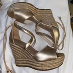 UGG Metallic Gold Wedges Photo 0