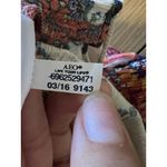 American Eagle Women XXS Paisley Boho Romper Long Bell Sleeve Colorful Beach Photo 14