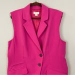 Anthropologie Maeve by Oversized Tailored City Vest Size Large Photo 4