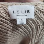 LE LIS COLLECTION Womens Knit Top Size S Beige One Shoulder Asymmetric Modern Photo 3