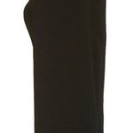 Avenue NWT  Women’s Black Cuffed Wide Leg Trousers, small polka dot, Size 16 Photo 0