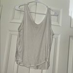 Everlane White Relaxed Tank Top Photo 3