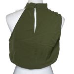 PRETTYGARDEN Satin Sleeveless Mock Neck Crop Top Size 4-6 Summer Event Photo 4