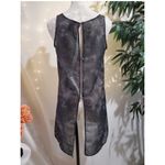 Midnight Hour Skull & floral high low sheer top LG  women’s Photo 2