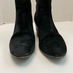 Rag and Bone  Boots Devon Booties Ankle Pull On Stacked Heels Suede Burnished Black Photo 1