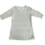 Toad & Co Medium Womens Organic Cotton Tencel Knit Tunic Top Green Ursa Photo 0