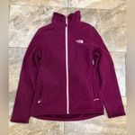 The North Face  Jacket Womens Large purple Morning Glory Fleece Lined Full Zip Photo 1