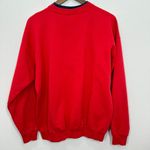 Vintage Embroidered Cat Lady Love My Cat Double Collar Red Blue Sweatshirt Large Photo 1