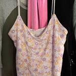 PacSun  Floral Crop Tank Top size Small Photo 0