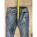 True Religion Vintage Size 28 Patchwork Raw Hem Denim Jean Y2K Photo 3