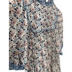 Anthropologie Othilia Titania Flounced Maxi Dress Blue Floral Size Small Photo 11