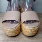 Marc Fisher Sandals Womens Lite Latte Platform Espadrille Burain Wedge Size 7.5M Photo 4