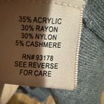 Philosophy  Cashmere blend Heather Gray Striped Knit Top Photo 2