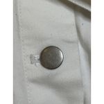 Eileen Fisher Organic Cotton Denim Classic Jean Jacket White Chore Coat Trucker Photo 3