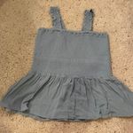 Dillard's blue flowy tank Photo 0