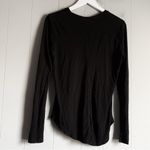 Energy zone Studio by  Raglan Curved Long Sleeve Tee Black M Photo 1