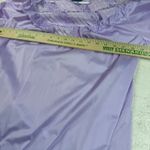 Vanity Fair  Vintage Lavender‎ Satin Lace Nightgown Long Sleeve M Photo 3