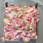 For Love & Lemons Women's Milani Mini Skirt White Floral Multi Size XS Photo 2
