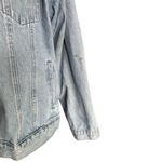 Disney Womens Walt World Vintage Y2K Retro Flag Patriotic Denim Jean Jacket XXL Photo 4