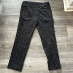 Theory  Wool Blend Black Tweed Cropped/Ankle Dress Work Pants Size 0 EUC Photo 5