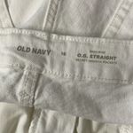 Old Navy  White High Rise O.G. Straight Jeans Photo 4