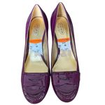 Coach  Colby Purple Patent Leather Heels size 9 Photo 1
