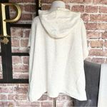 Loft  Oatmeal Hooded Poncho Sweatshirt XS/S Photo 8