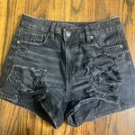 American Eagle Outfitters Black Denim Shorts Photo 0