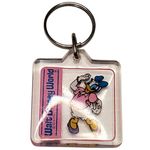 Disneyland Daisy Duck Vintage Acrylic Keychain 1980βs WDW Photo 0