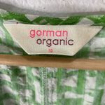 Gorman Organic Cotton Maxi Pocket Dress Gingham Sleeveless Whimsical Cottagecore Green Size 10 Photo 7