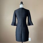 Shoshanna  | Black Bell Sleeve Cocktail Dress Sz 2 Photo 5