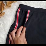 Ro & De Side Stripe Midi Skirt W/ Front Slit Photo 2