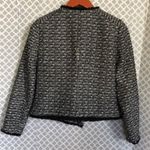 J.Crew  career zip up black & white jacket Photo 3