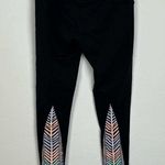 Mara Hoffman  Active Black Pattern Leggings Photo 5
