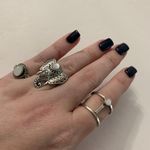 Boutique Vintage Style Elephant 3 Piece Ring Set Adjustable BN2 Photo 1