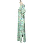 Tolani Collection Paisley Maxi Kaftan Dress - Cream Multicolor, Size Medium NWT Photo 3