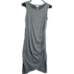 Leith  Ruched‎ Body-Con Sleeveless dress, Small, Grey Medium Charcoal Heather Photo 1