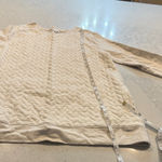 J.Jill Cream Quilted Women's Top size medium Photo 9