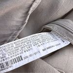 ZARA  Satin Effect Crop Shirt Women's Beige  Button-Up Top Blouse Sz Small Photo 6