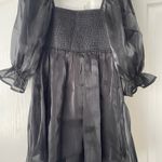 Thirty/Thirty LA Black Sheer Mini Dress Photo 1