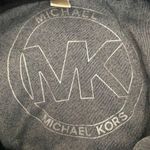 Michael Kors SZ M black velour zip up sweatshirt Photo 6