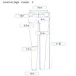 American Eagle Hipster Acid Wash Distressed Flare Leg Jeans Photo 9