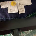 Boden Richmond 7/8 trouser green compass print Sz 10 Petite Photo 4