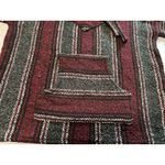 Authentic Earth Ragz Baja "drug rug" hoodie, a classic hippie poncho S/M Photo 3