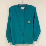 Oscar de la Renta  Vintage Expressions Embroidered Top Size 12 EUC Photo 0